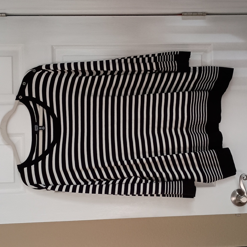 Jones New York Signature Stripe Size 3X Sweater (b225)